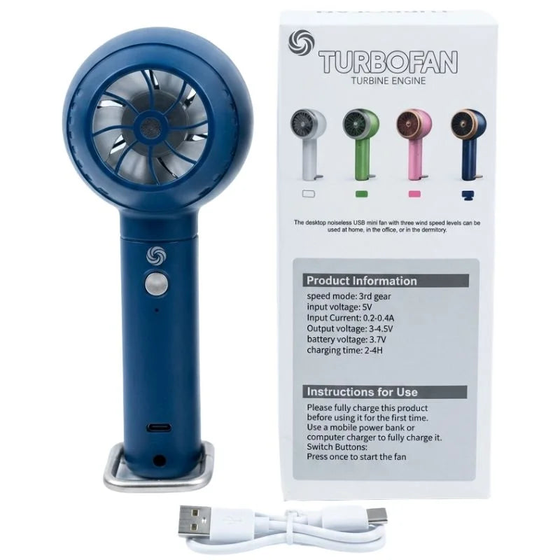 Mini fan Portable fan Desk Fan High Velocity Electric Fan USB Rechargeable Student Fan Design Mini Fan Portable Hand Held Fan For Office 1Pcs | Electric fan mini for school kids rechargeable fan for students