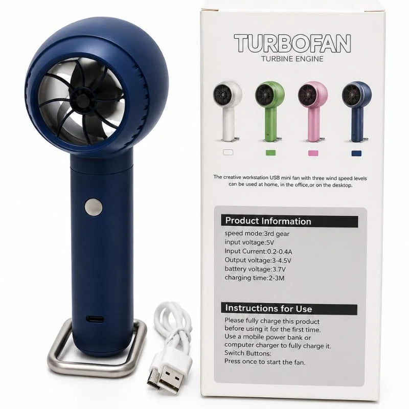 Mini fan Portable fan Desk Fan High Velocity Electric Fan USB Rechargeable Student Fan Design Mini Fan Portable Hand Held Fan For Office 1Pcs | Electric fan mini for school kids rechargeable fan for students